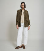 Chaqueta Mujer 100% Cuero Gamuza Juliet