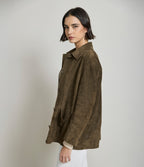 Chaqueta Mujer 100% Cuero Gamuza Juliet