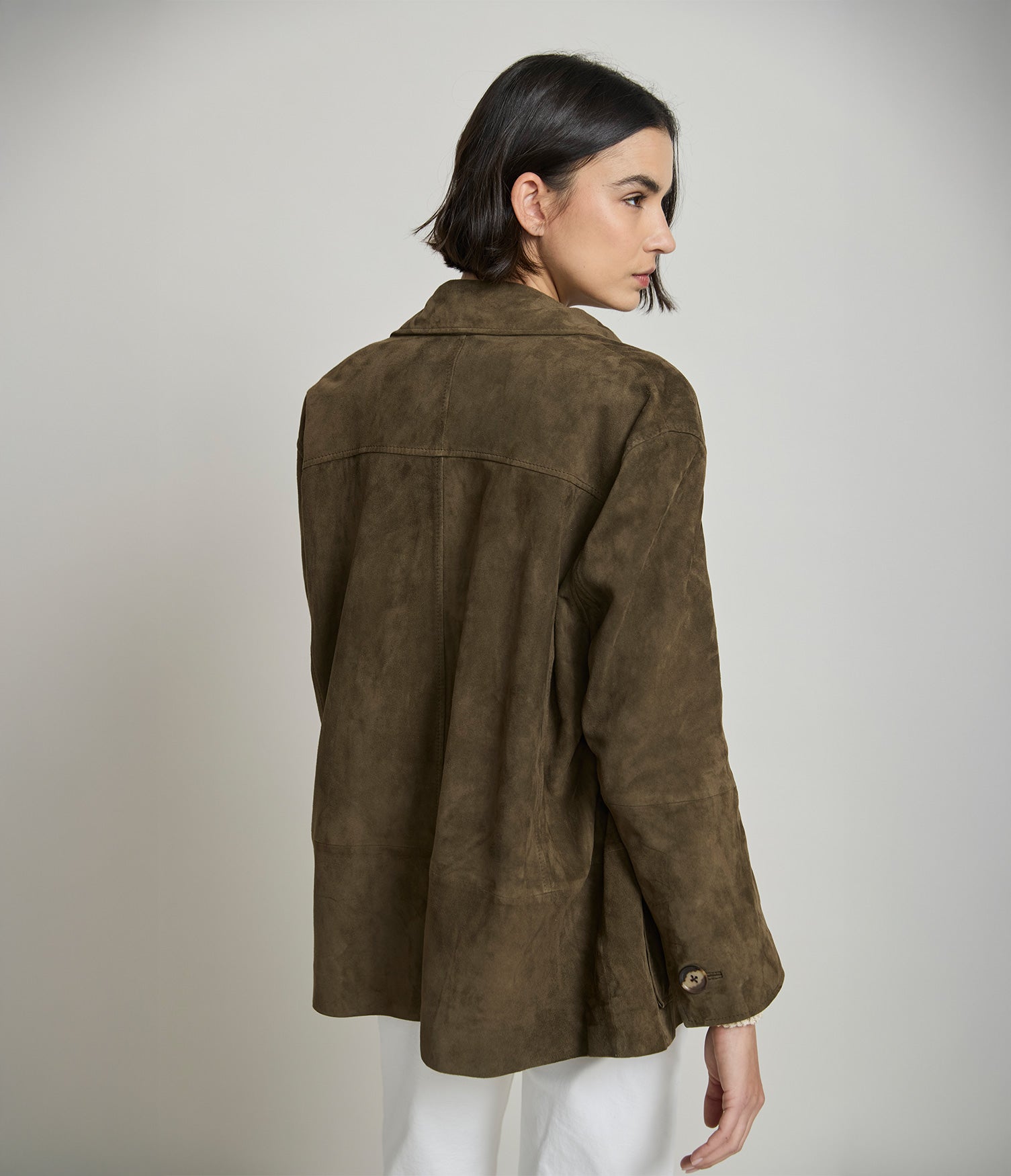 Chaqueta Mujer 100% Cuero Gamuza Juliet