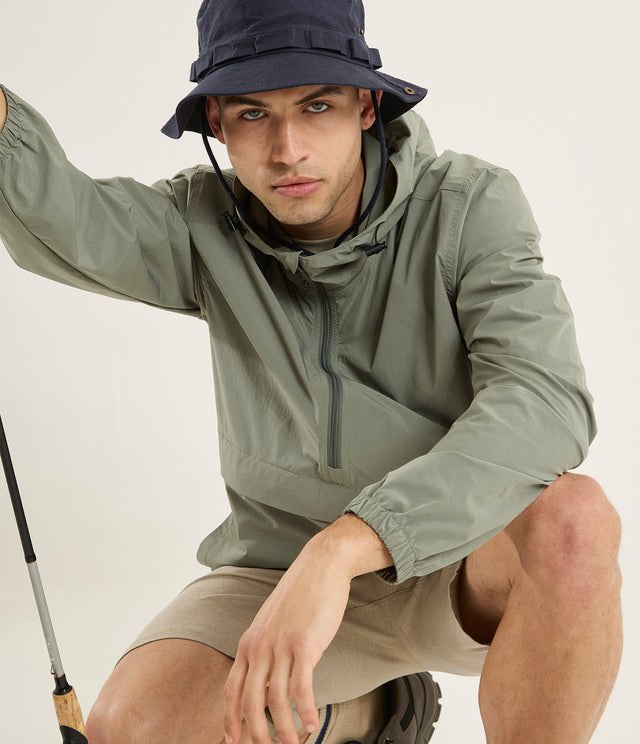 Cortaviento Hombre Dry-Fit Edge Verde