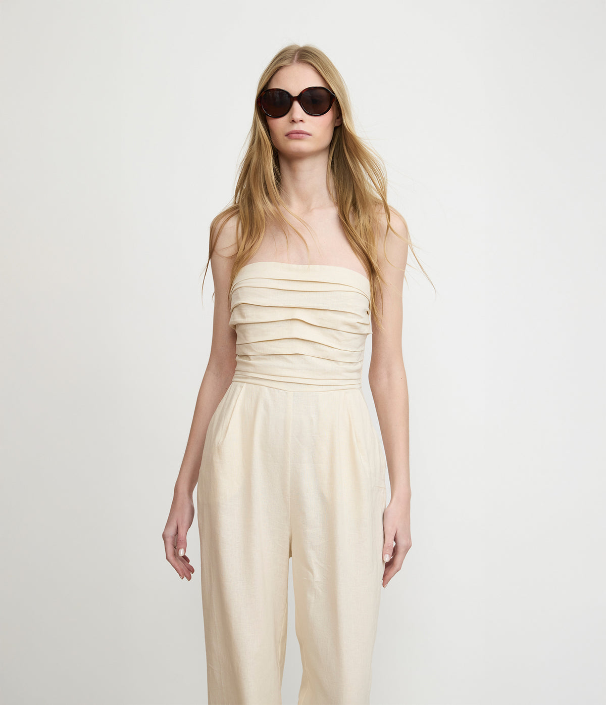 Enterito Mujer Lino Verona Beige