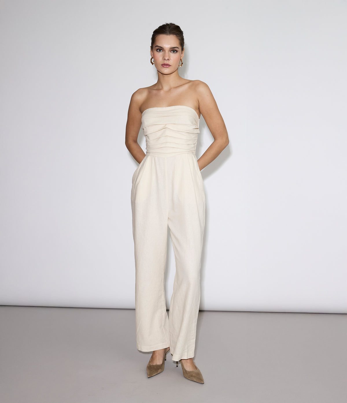 Enterito Mujer Lino Verona Beige