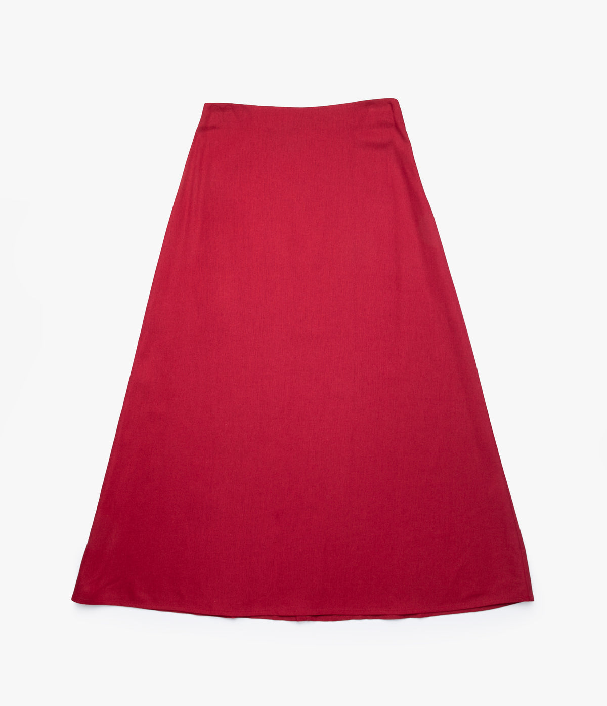 Falda Mujer Viscosa Rojo Verona
