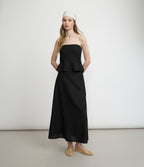Falda Mujer Viscosa Negra Verona