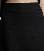 Falda Mujer Viscosa Negra Verona