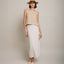 Falda Mujer 100% Lino Bologna Larga Arena