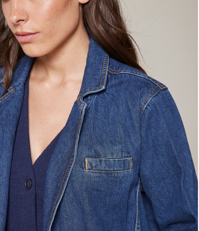 Blazer Mujer Denim
