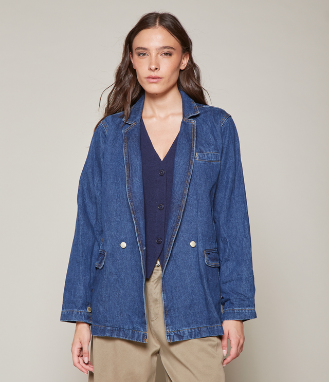 Blazer Mujer Denim