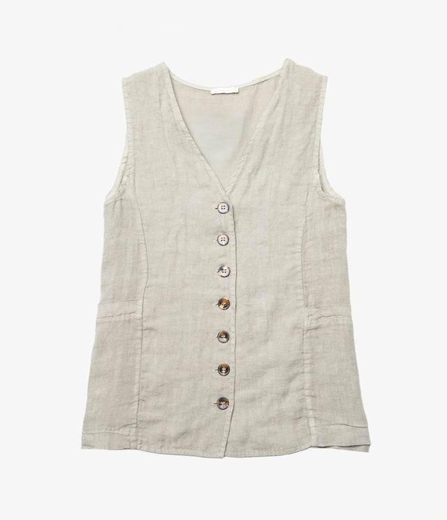 Guillete Mujer 100% Lino Firenze Salvia