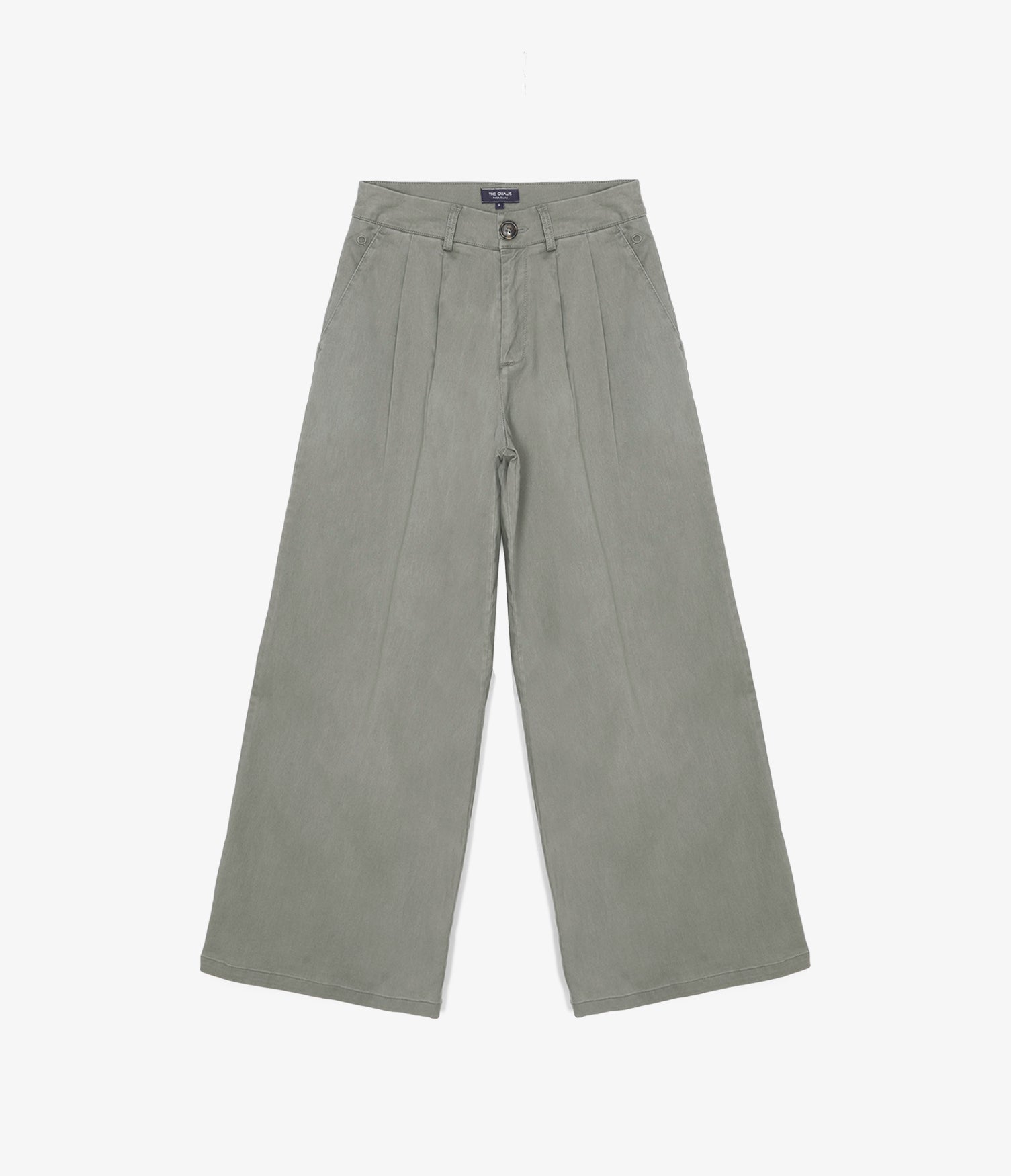 Pantalón Mujer Sastrero Lyocell Alana Verde Salvia