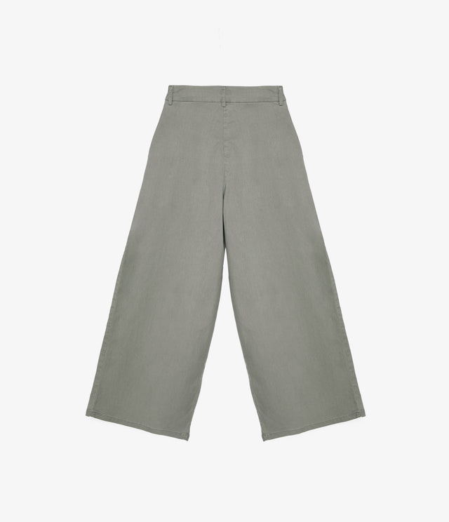Pantalón Mujer Sastrero Lyocell Alana Verde Salvia