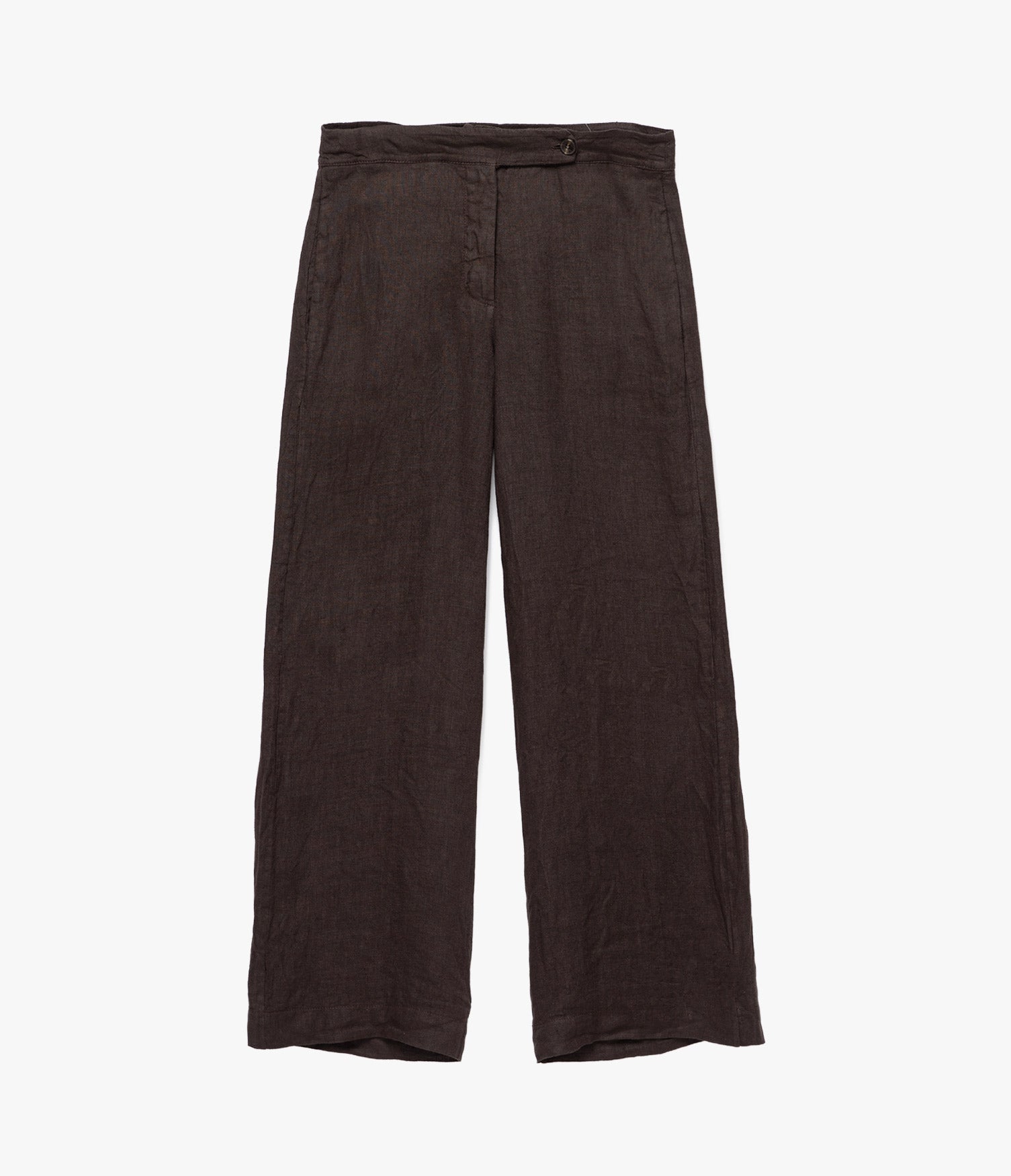Pantalón Mujer 100% Lino Firenze Cafe Chocolate