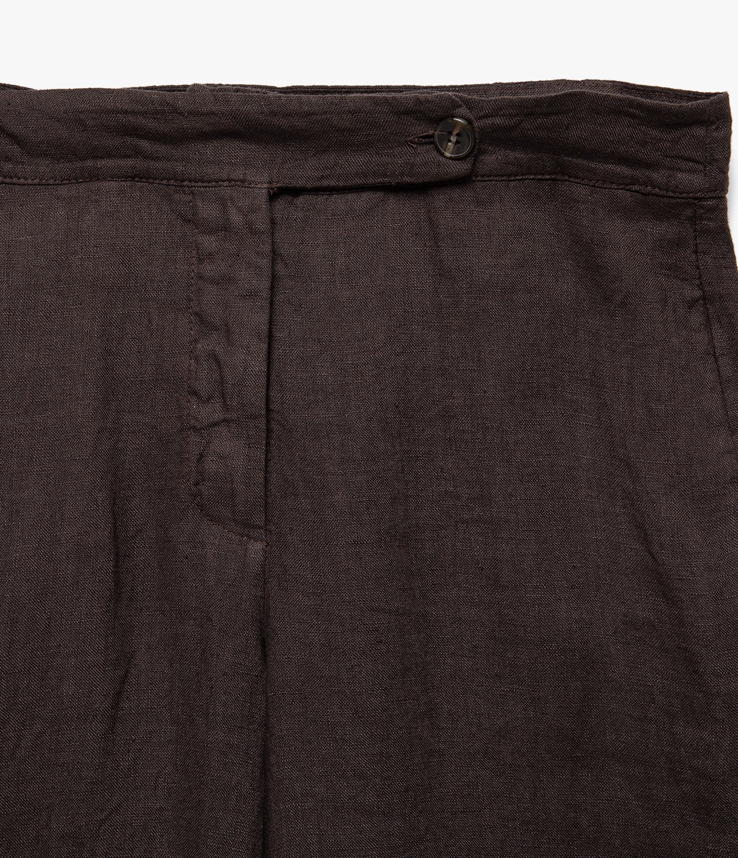 Pantalón Mujer 100% Lino Firenze Cafe Chocolate