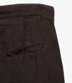 Pantalón Mujer 100% Lino Firenze Cafe Chocolate