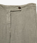 Pantalón Mujer 100% Lino Firenze Verde