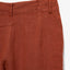 Pantalón Baggy Mujer 100% Lino Firenze Terracota