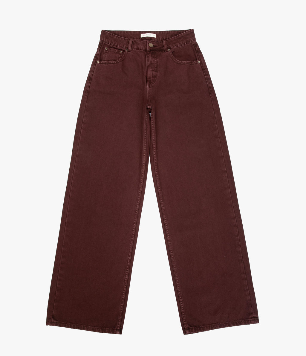 Pantalón Denim Emma Burdeo