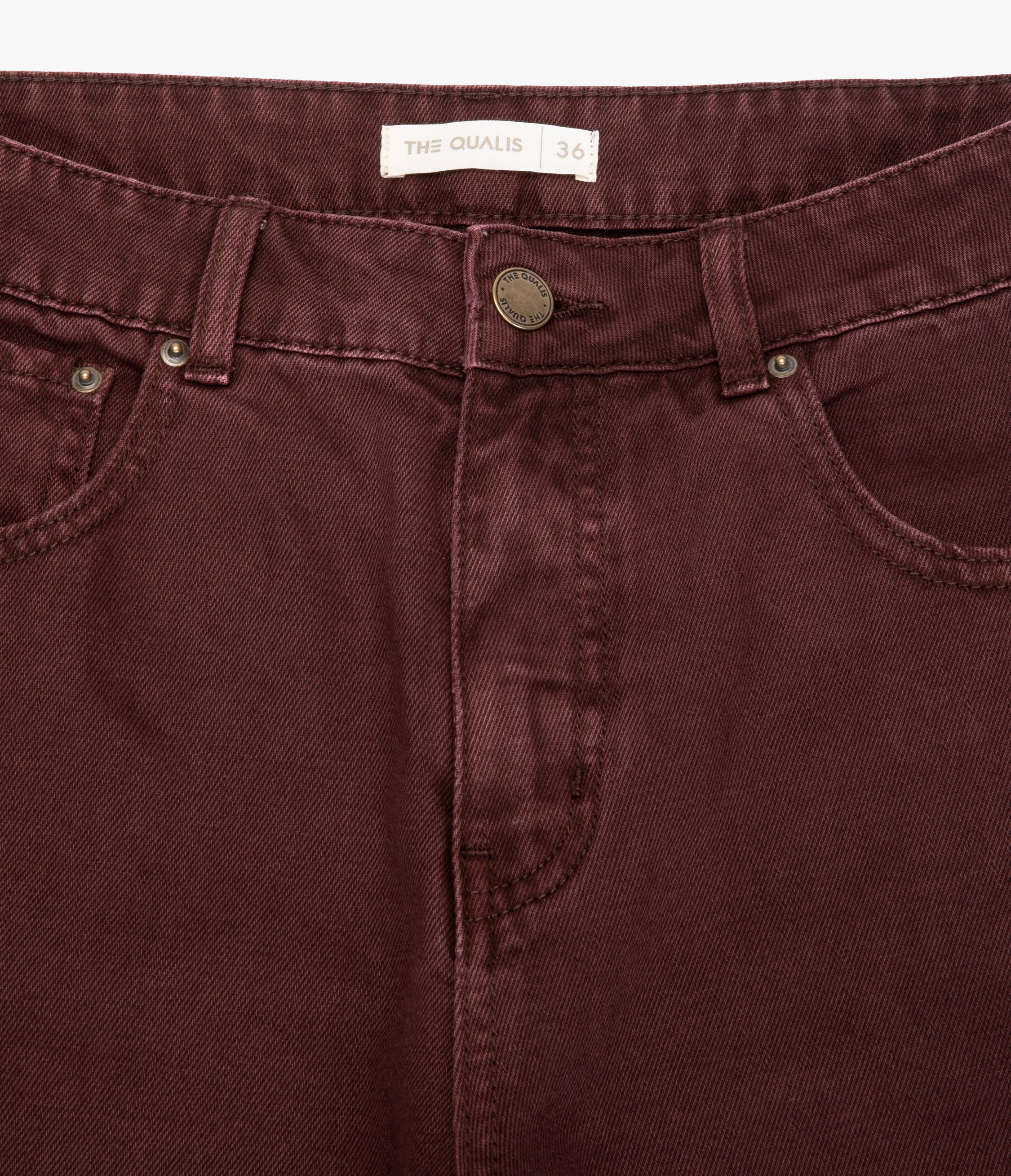 Pantalón Denim Emma Burdeo