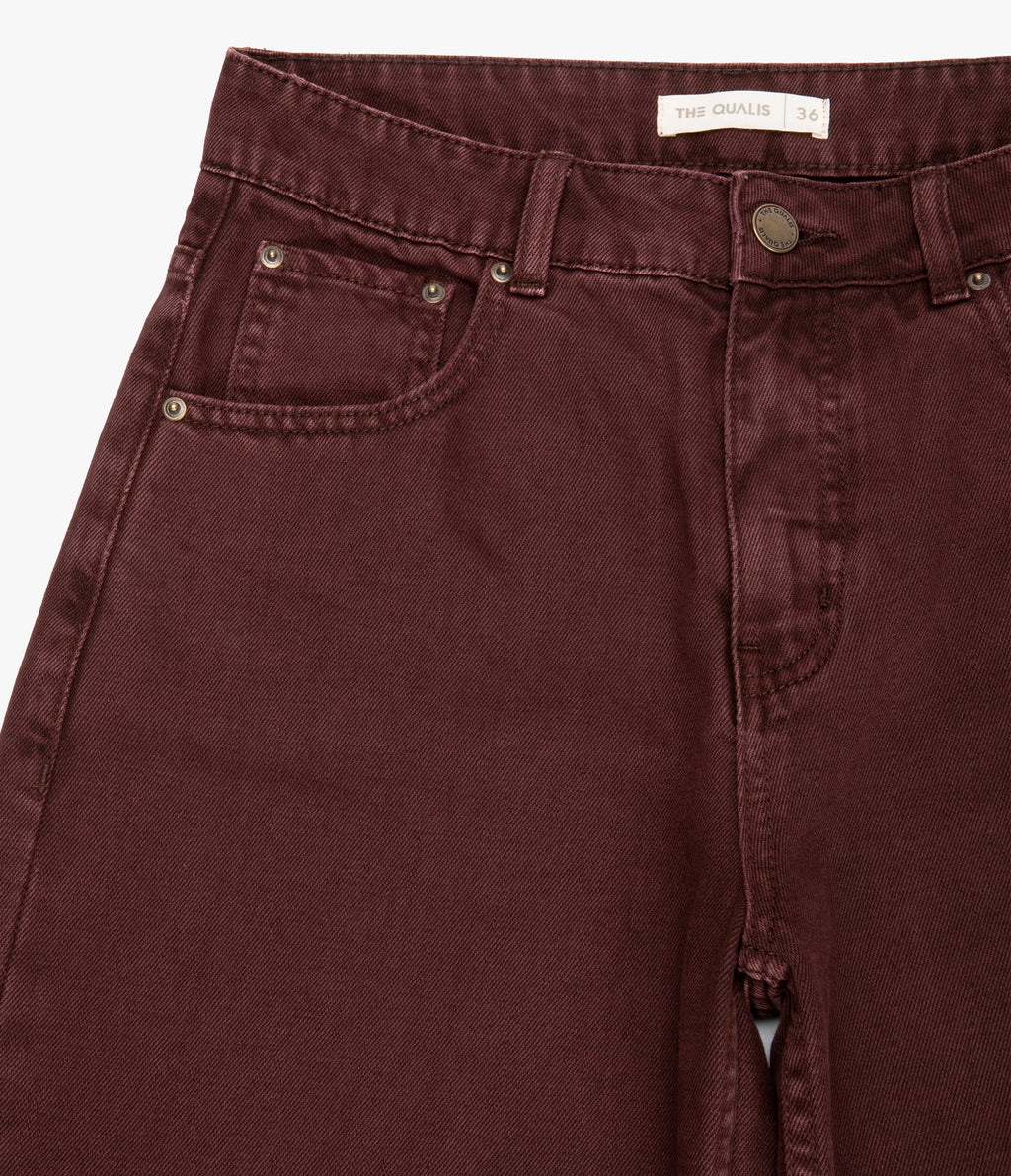 Pantalón Denim Emma Burdeo