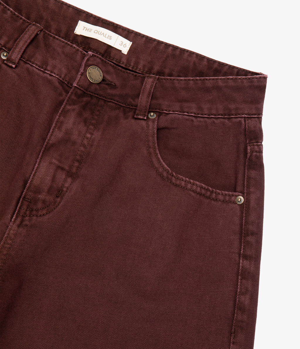 Pantalón Denim Emma Burdeo
