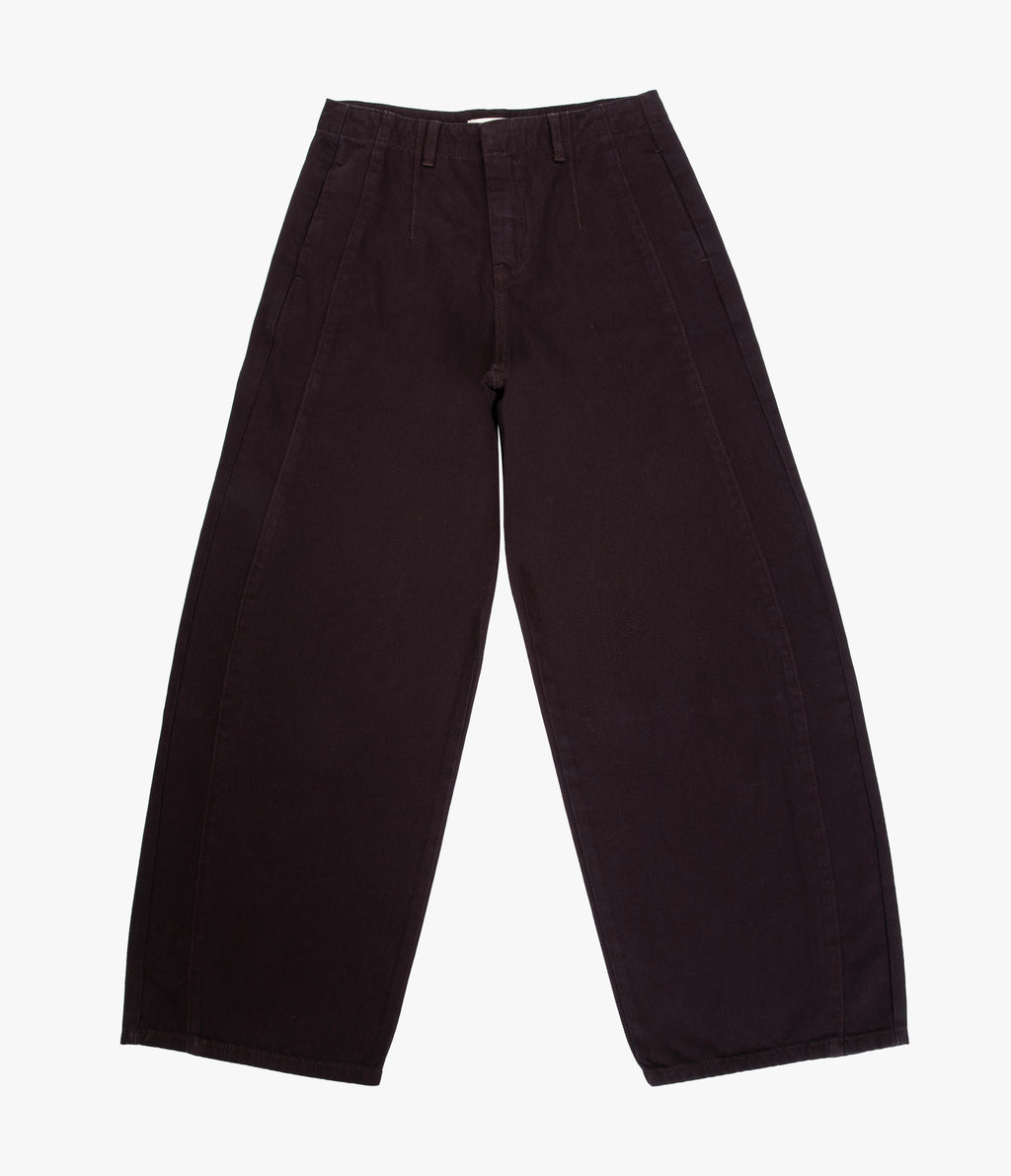 Pantalón Barrel Denim Belle Berenjena