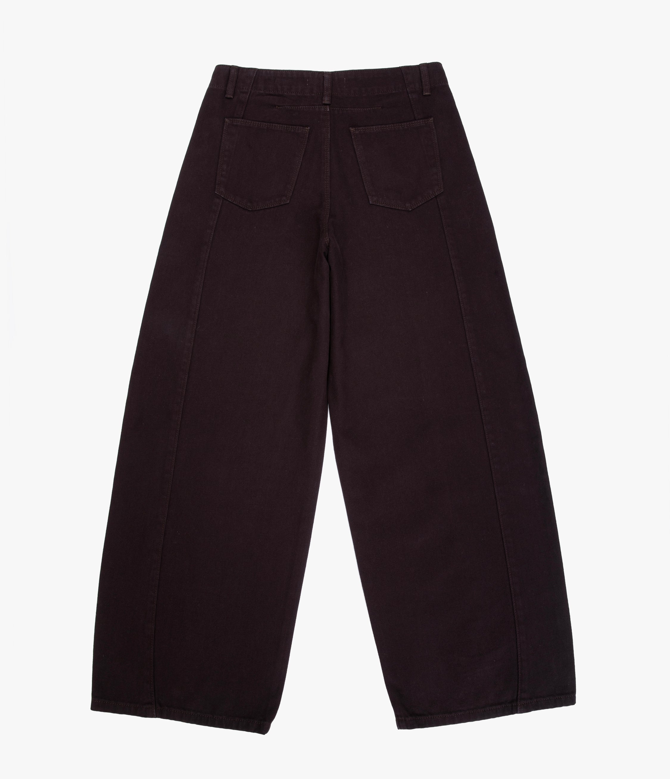 Pantalón Barrel Denim Belle Berenjena