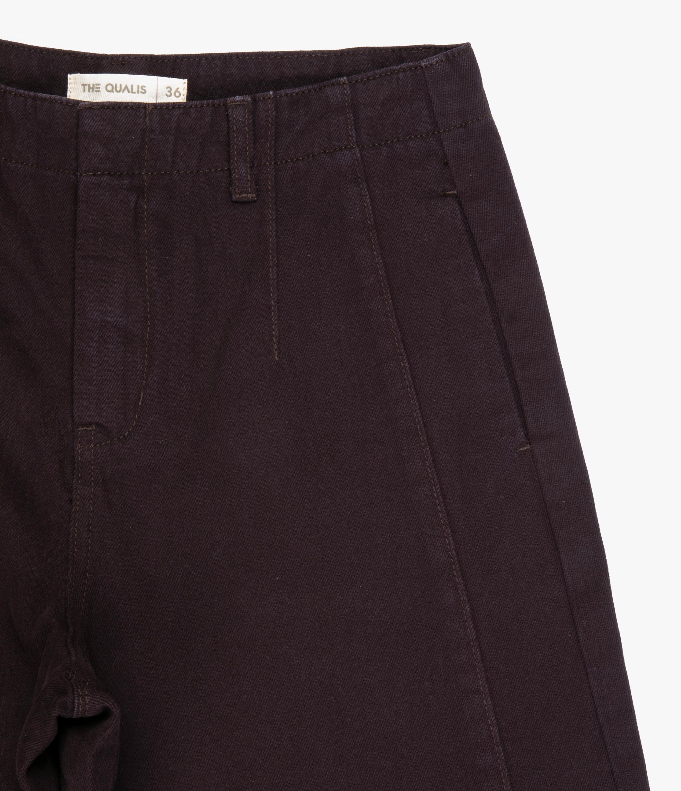 Pantalón Barrel Denim Belle Berenjena
