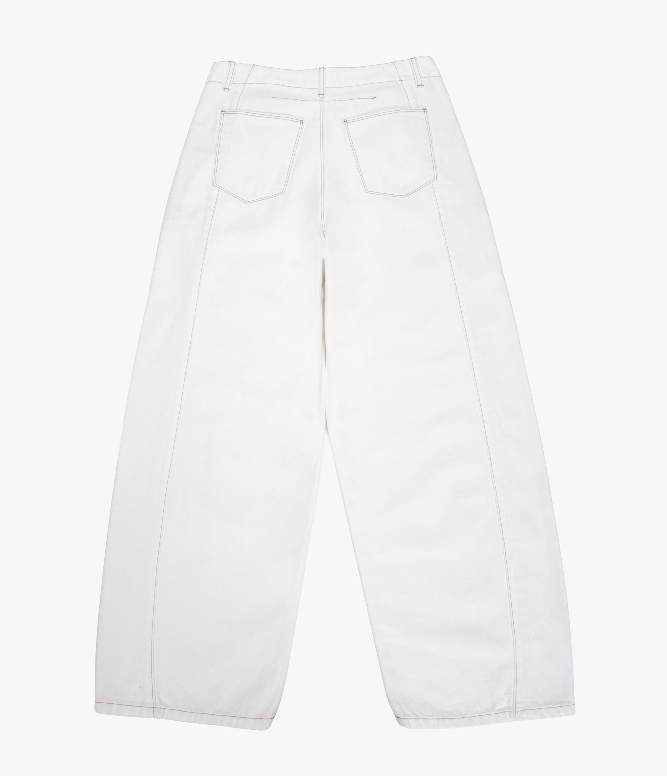 Pantalón Barrel Denim Belle Blanco