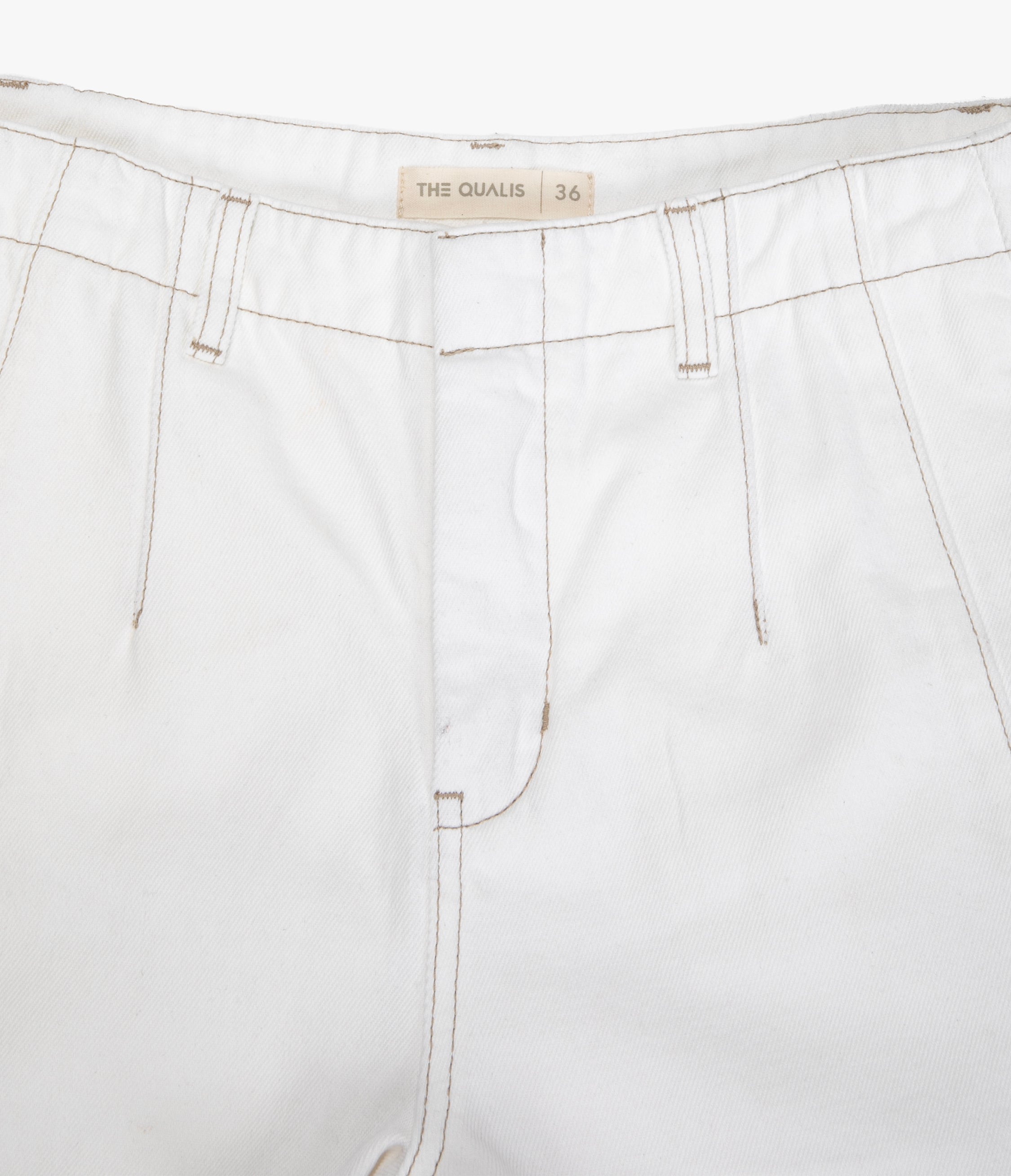 Pantalón Barrel Denim Belle Blanco