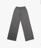 Pantalón Mujer Denim 100% Algodón Rayado Gris Marengo