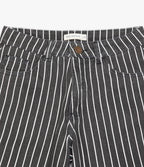 Pantalón Mujer Denim 100% Algodón Rayado Gris Marengo