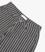 Pantalón Mujer Denim 100% Algodón Rayado Gris Marengo