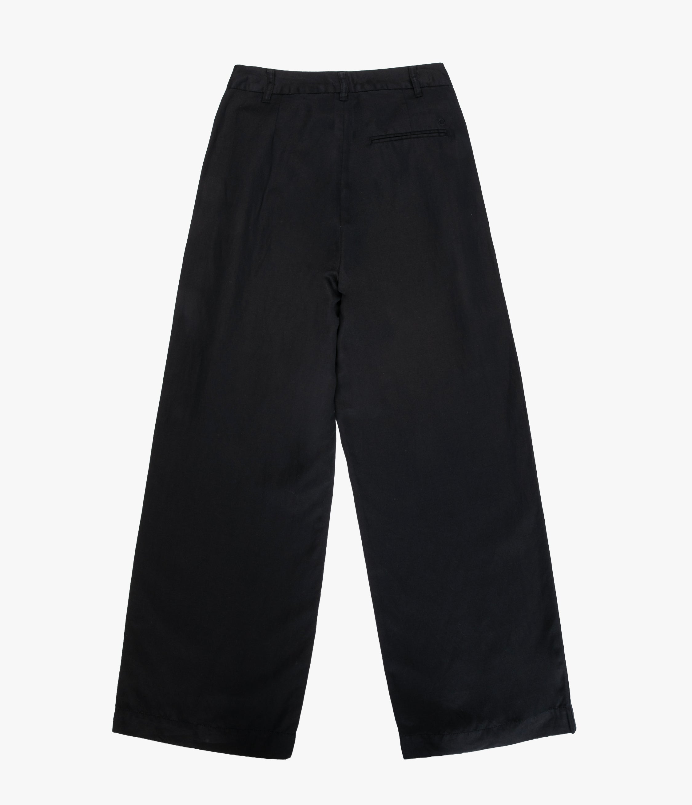Pantalón Mujer Sastrero Lyocell Lino Elena Negro