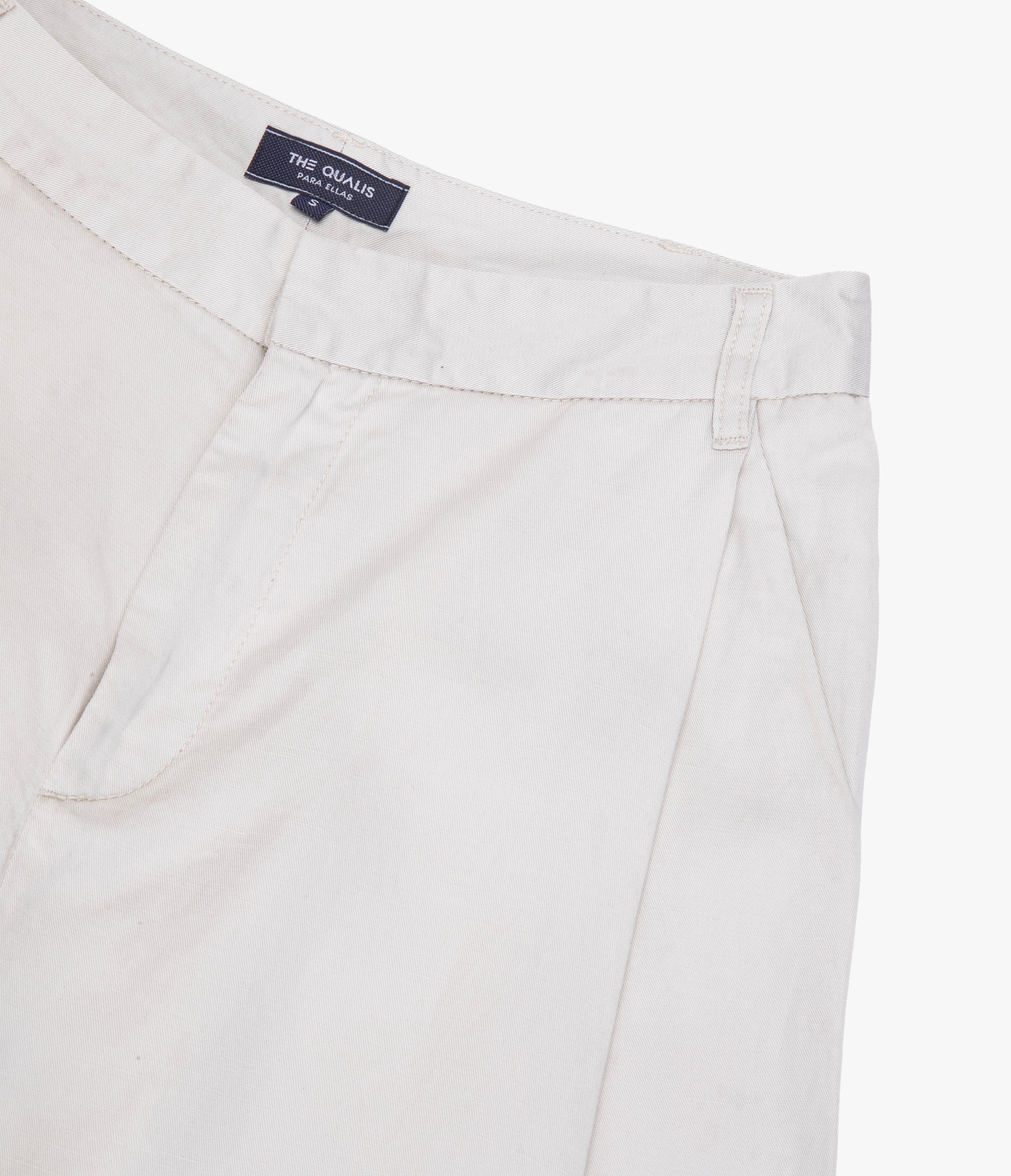 Pantalón Mujer Sastrero Lyocell Lino Elena Ecru