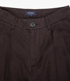 Pantalón Mujer Sastrero Lyocell Lino Alana Café Chocolate