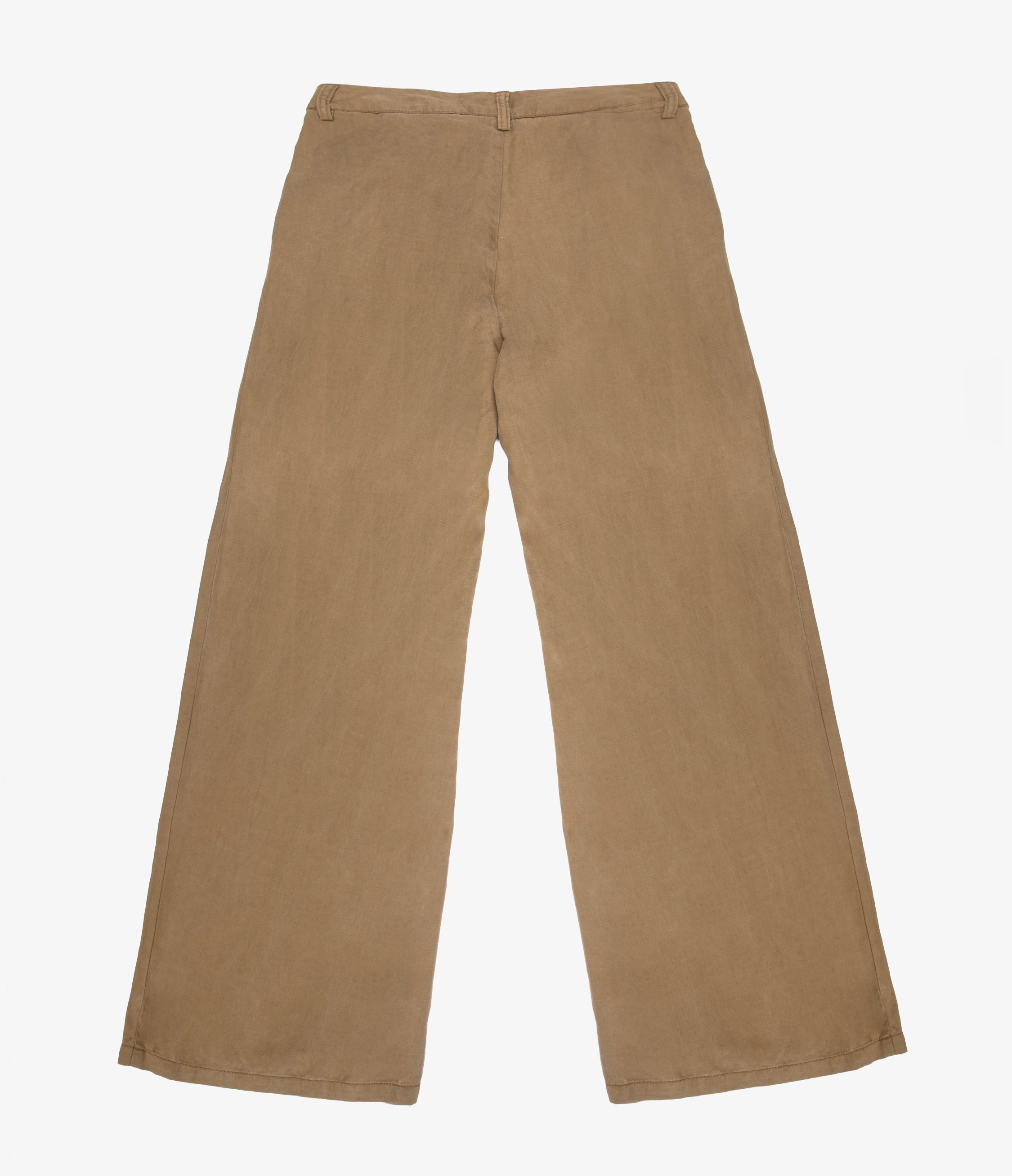 Pantalón Mujer Sastrero Lyocell Lino Alana Beige