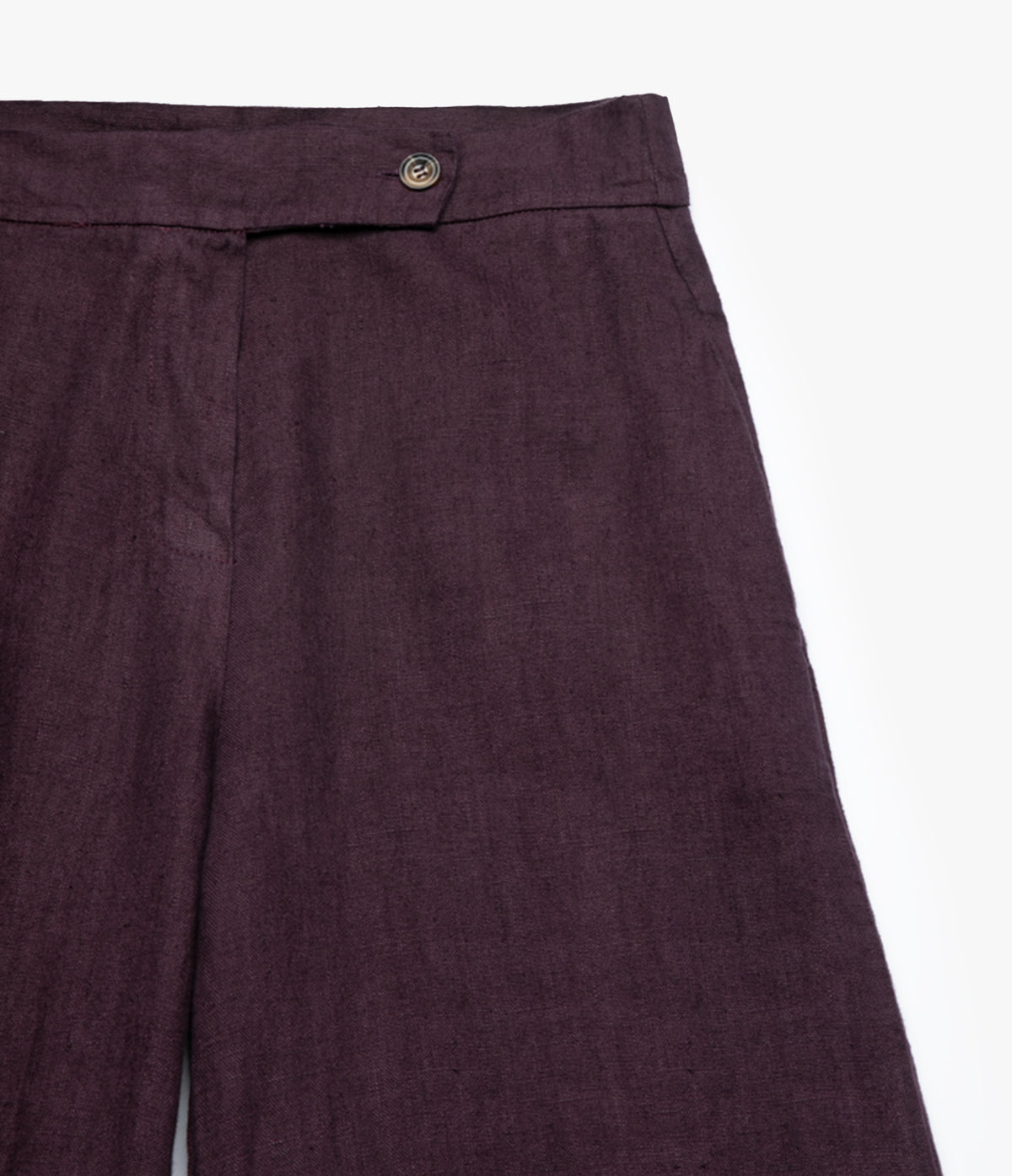 Pantalón Mujer Lino Milan Morado