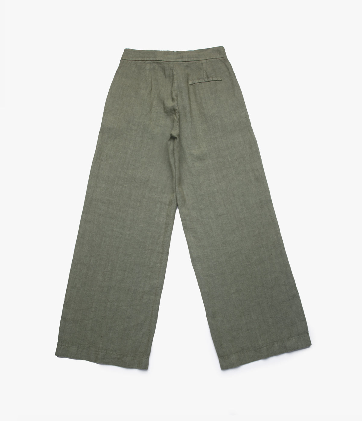 Pantalón Mujer Lino Milan Verde