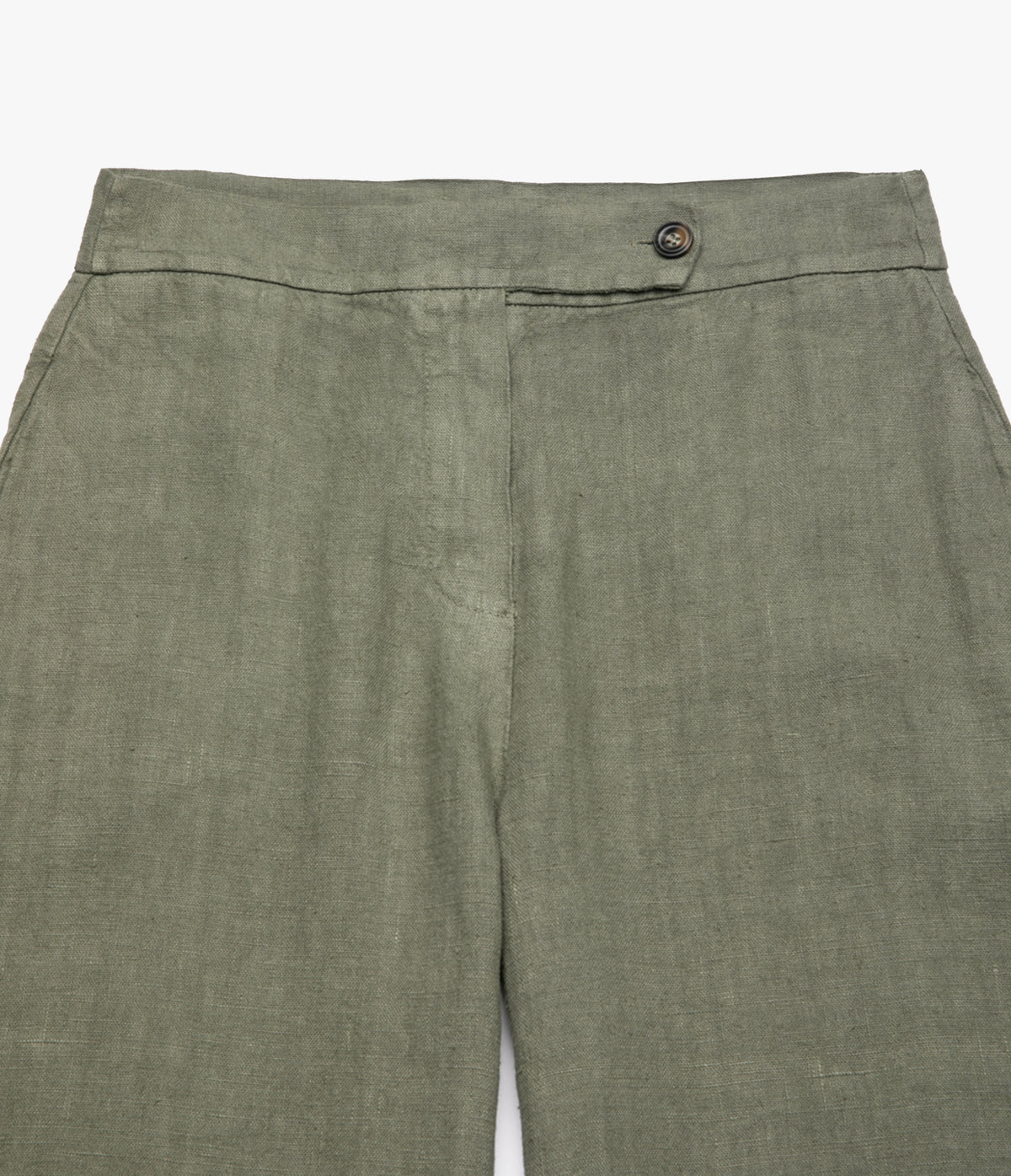 Pantalón Mujer Lino Milan Verde