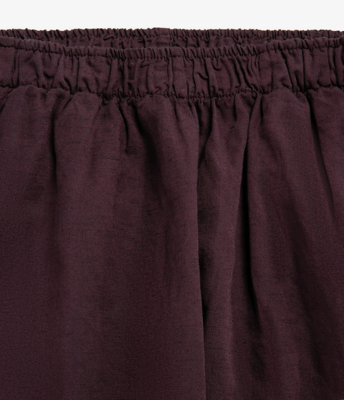Pantalón Mujer Baggy Lino Parma Morado