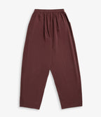 Pantalón Mujer Baggy Algodón Parma Burdeo