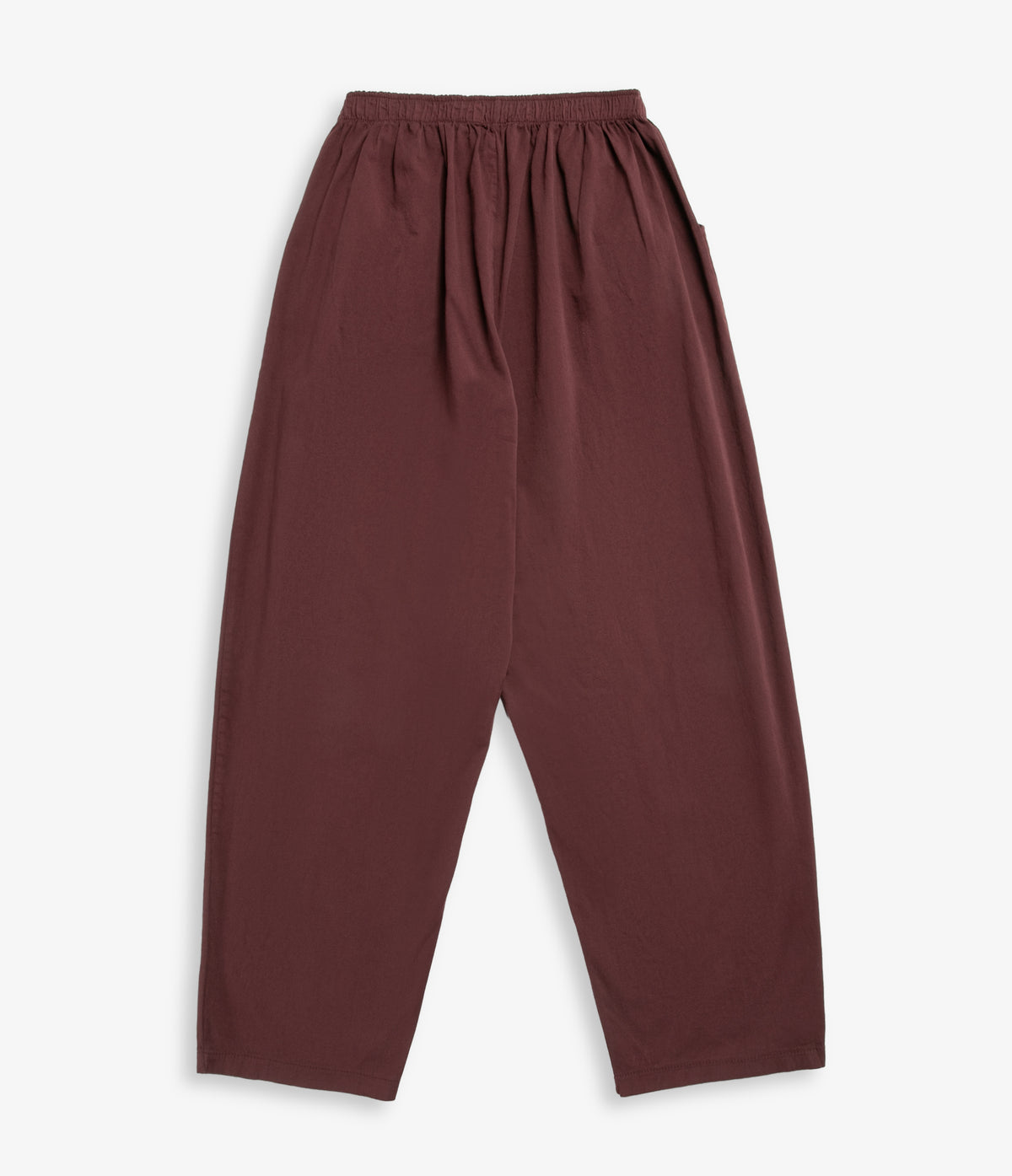 Pantalón Mujer Baggy Algodón Parma Burdeo
