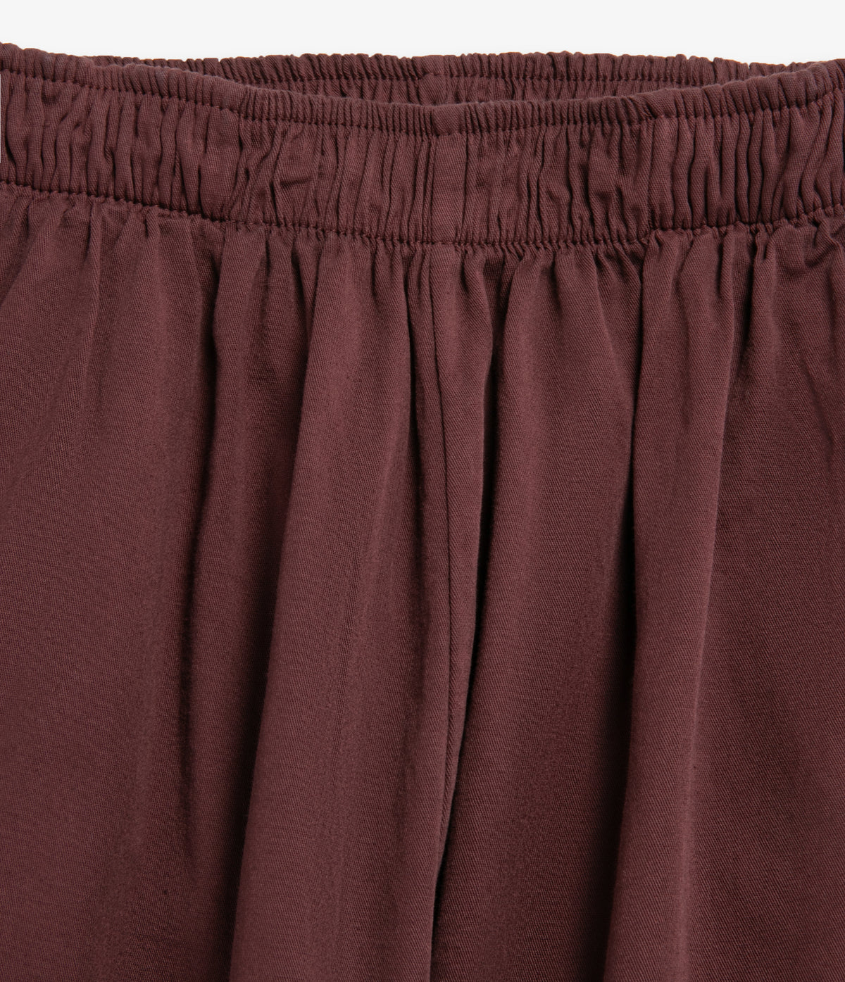 Pantalón Mujer Baggy Algodón Parma Burdeo