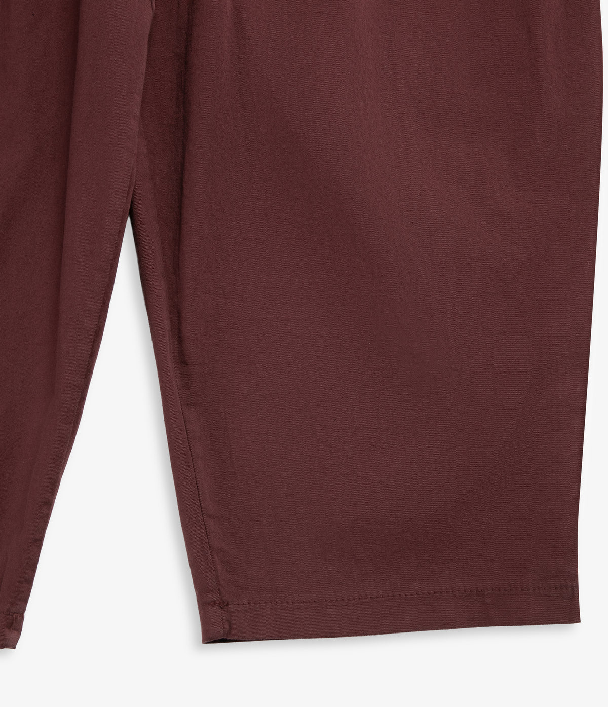 Pantalón Mujer Baggy Algodón Parma Burdeo
