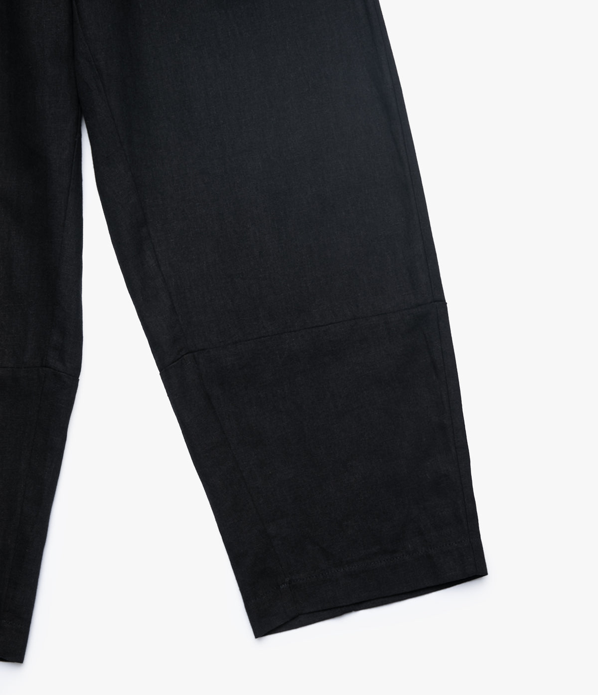 Pantalón Mujer Lino Baggy Negro Verona