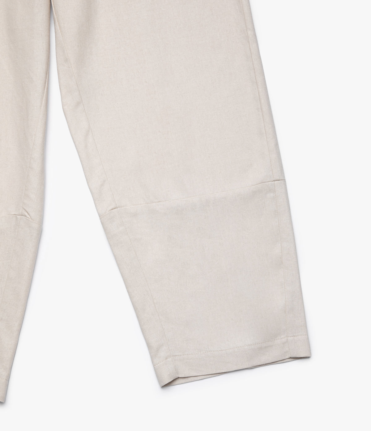 Pantalón Mujer Lino Baggy Beige Verona
