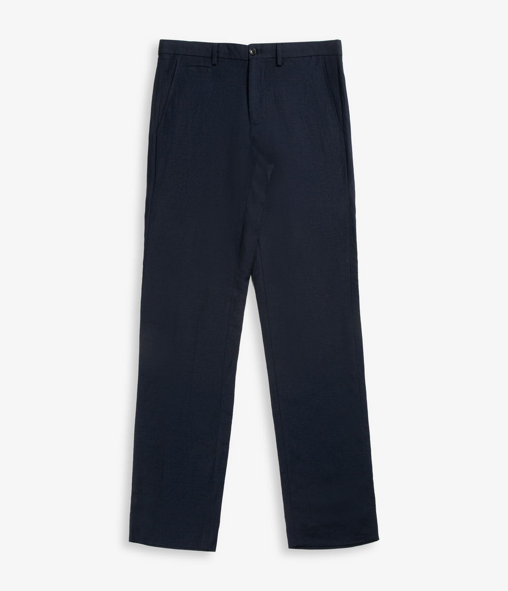 Pantalón Hombre Lino Sam Azul Marino