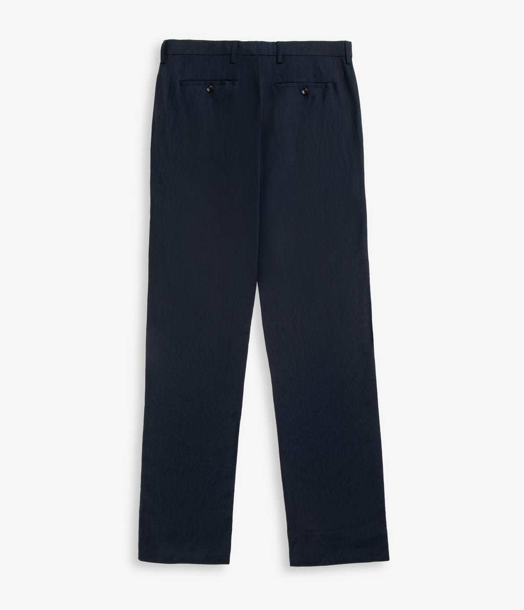 Pantalón Hombre Lino Sam Azul Marino