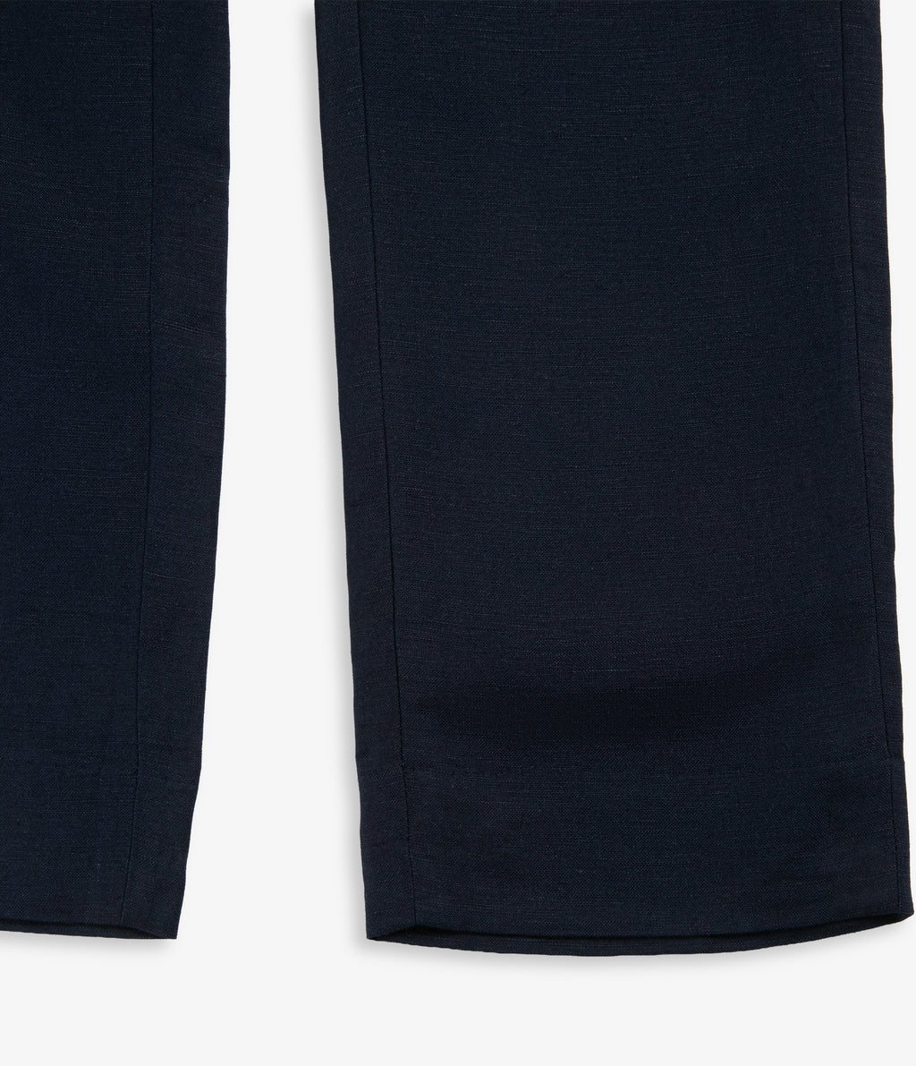 Pantalón Hombre Lino Sam Azul Marino