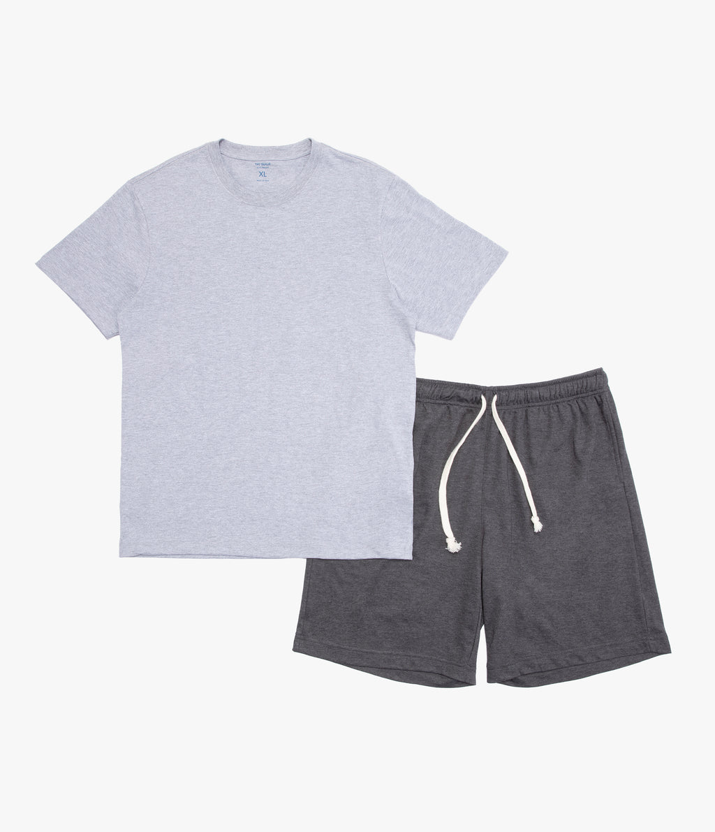 Pijama Hombre 100% Algodón Rowan Gris